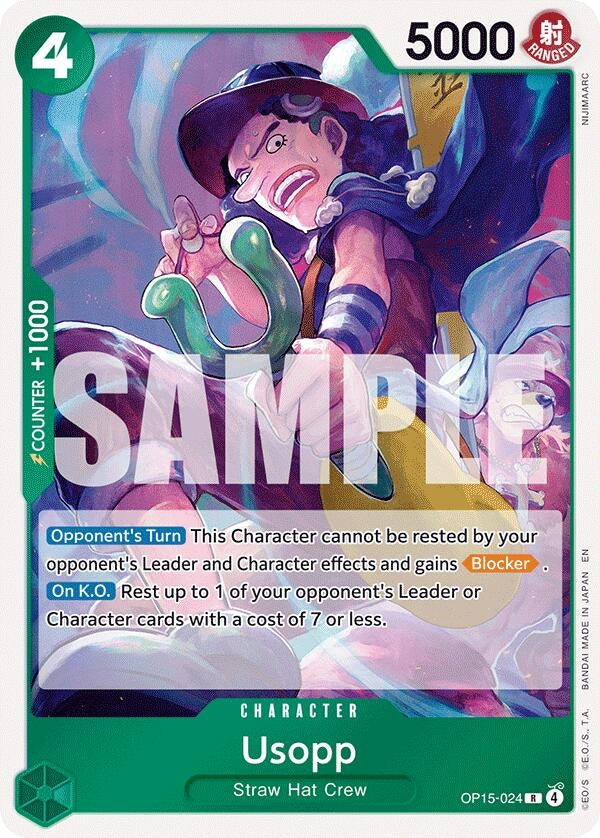 Usopp (OP15-024) (Adventure on Kami's Island) - PokéBox Australia