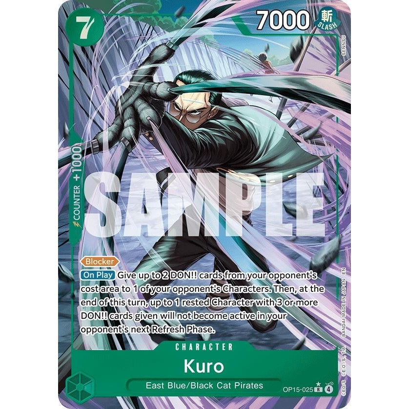 Kuro (Alternate Art) (OP15-025) (Adventure on Kami's Island) - PokéBox Australia