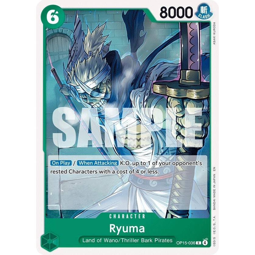 Ryuma (OP15-036) (Adventure on Kami's Island) - PokéBox Australia