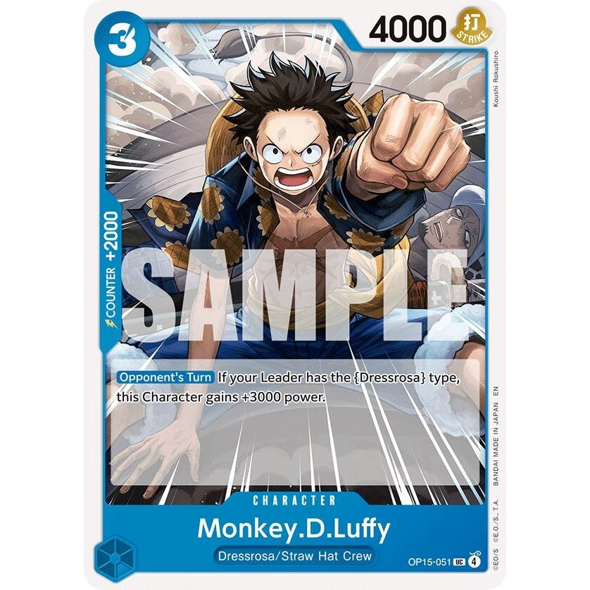 Monkey.D.Luffy (OP15-051) (OP15-051) (Adventure on Kami's Island) - PokéBox Australia