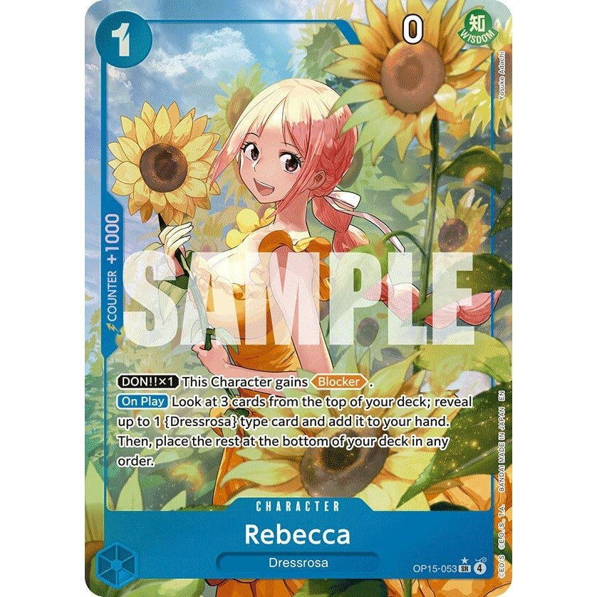 Rebecca (OP15-053) (Alternate Art) (OP15-053) (Adventure on Kami's Island) - PokéBox Australia
