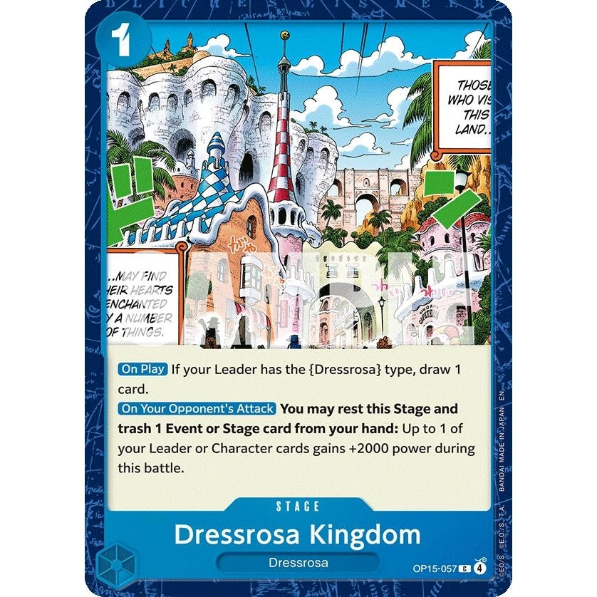 Dressrosa Kingdom (OP15-057) (Adventure on Kami's Island) - PokéBox Australia
