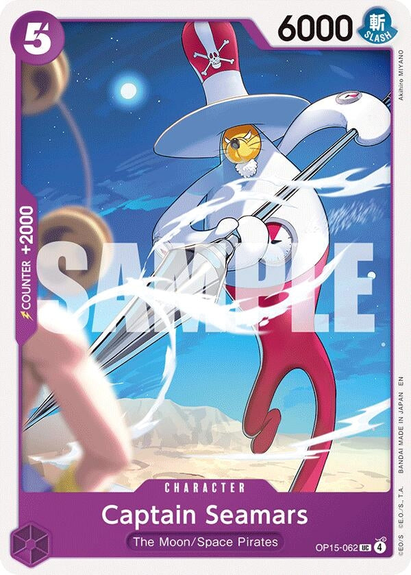 Captain Seamars (OP15-062) (Adventure on Kami's Island) - PokéBox Australia