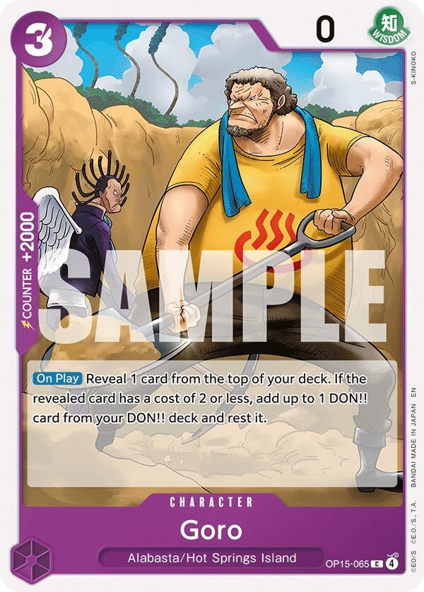 Goro (OP15-065) (Adventure on Kami's Island) - PokéBox Australia