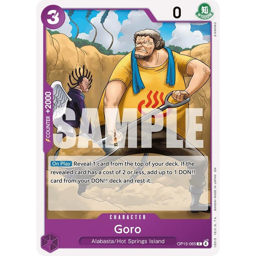 Goro (OP15-065) (Adventure on Kami's Island) - PokéBox Australia