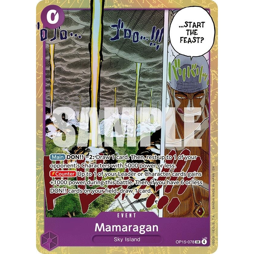 Mamaragan (OP15-078) (Adventure on Kami's Island) - PokéBox Australia