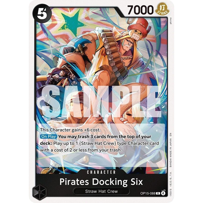 Pirates Docking Six (OP15-088) (Adventure on Kami's Island) - PokéBox Australia