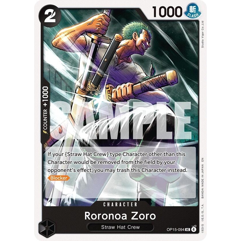 Roronoa Zoro (OP15-094) (OP15-094) (Adventure on Kami's Island) - PokéBox Australia