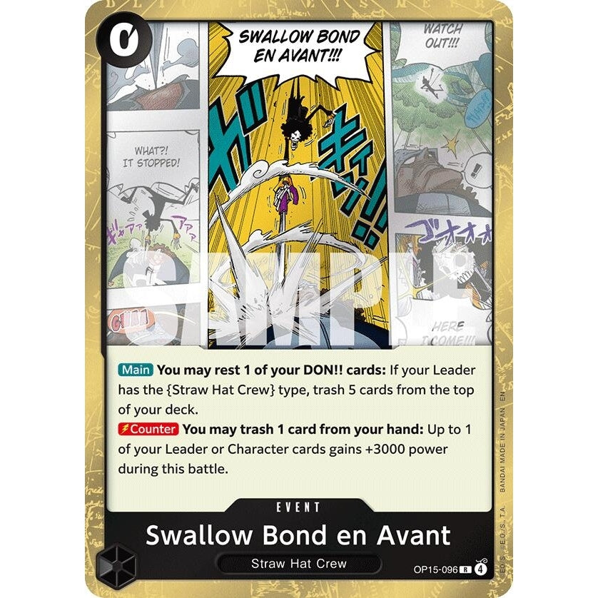 Swallow Bond en Avant (OP15-096) (Adventure on Kami's Island) - PokéBox Australia