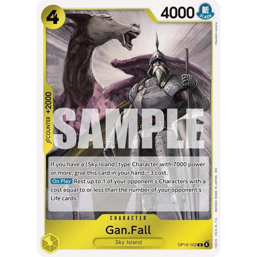 Gan.Fall (OP15-102) (Adventure on Kami's Island) - PokéBox Australia