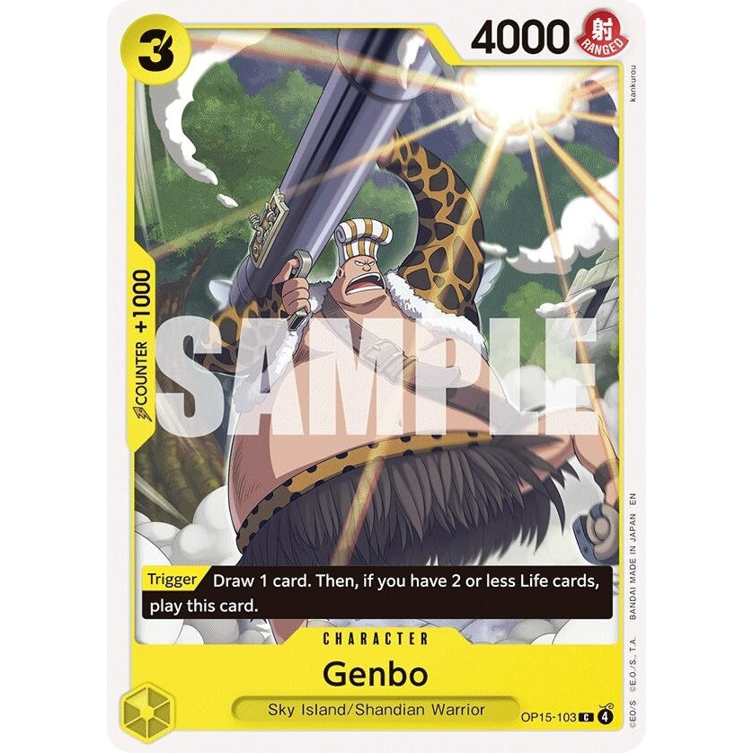 Genbo (OP15-103) (Adventure on Kami's Island) - PokéBox Australia