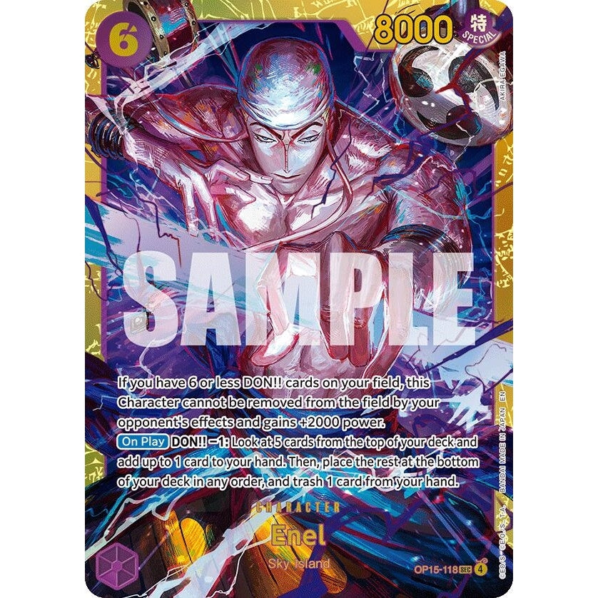 Enel (OP15-118) (OP15-118) (Adventure on Kami's Island) - PokéBox Australia