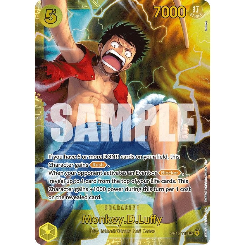 Monkey.D.Luffy (OP15-119) (OP15-119) (Adventure on Kami's Island) - PokéBox Australia