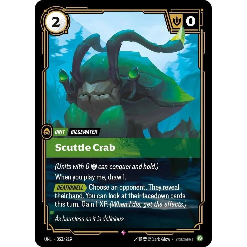 Image for Scuttle Crab (053/219) (Unleashed) - Riftbound: League of Legends Trading Card Game