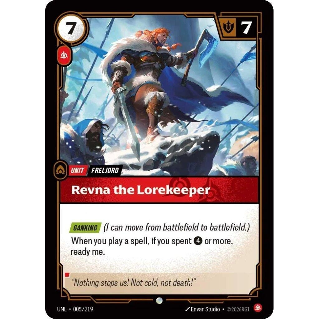 Image for Revna the Lorekeeper (005/219) (Unleashed) - Riftbound: League of Legends Trading Card Game