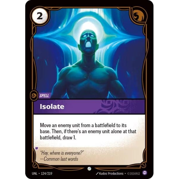 Image for Isolate (124/219) (Unleashed) - Riftbound: League of Legends Trading Card Game