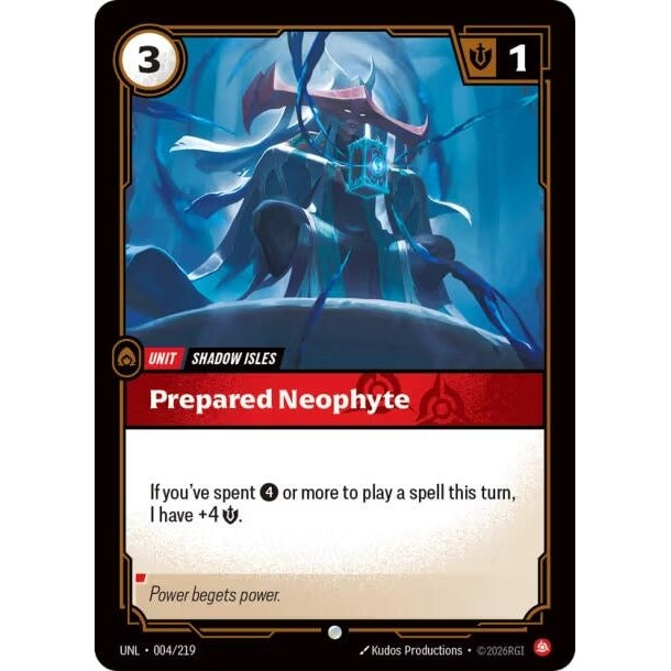 Image for Prepared Neophyte (004/219) (Unleashed) - Riftbound: League of Legends Trading Card Game