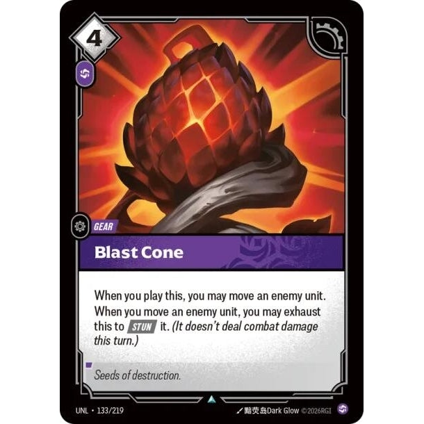 Image for Blast Cone (133/219) (Unleashed) - Riftbound: League of Legends Trading Card Game