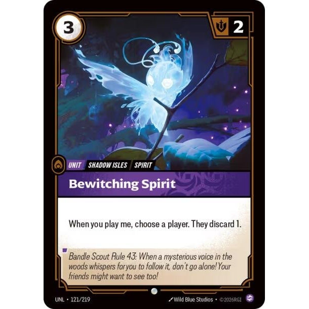 Image for Bewitching Spirit (121/219) (Unleashed) - Riftbound: League of Legends Trading Card Game