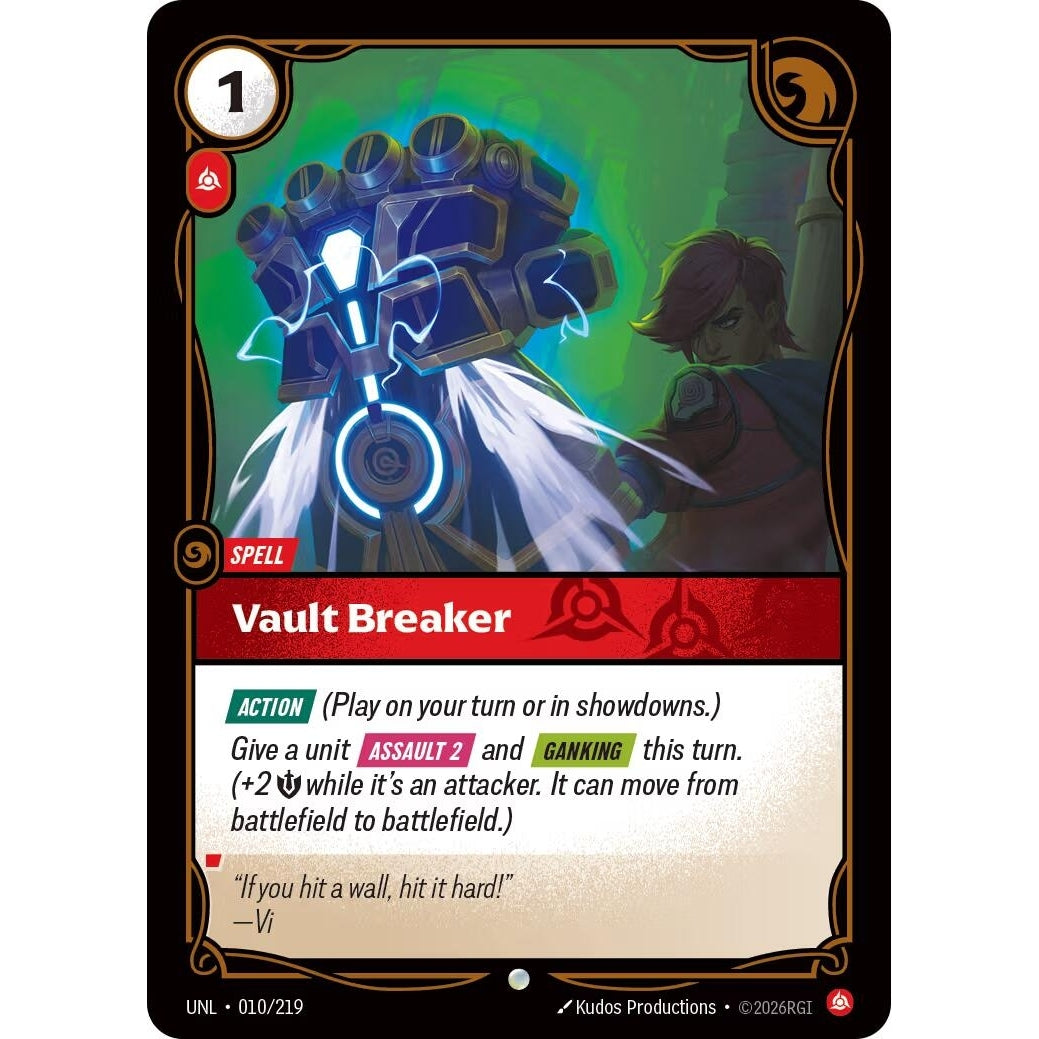 Image for Vault Breaker (010/219) (Unleashed) - Riftbound: League of Legends Trading Card Game
