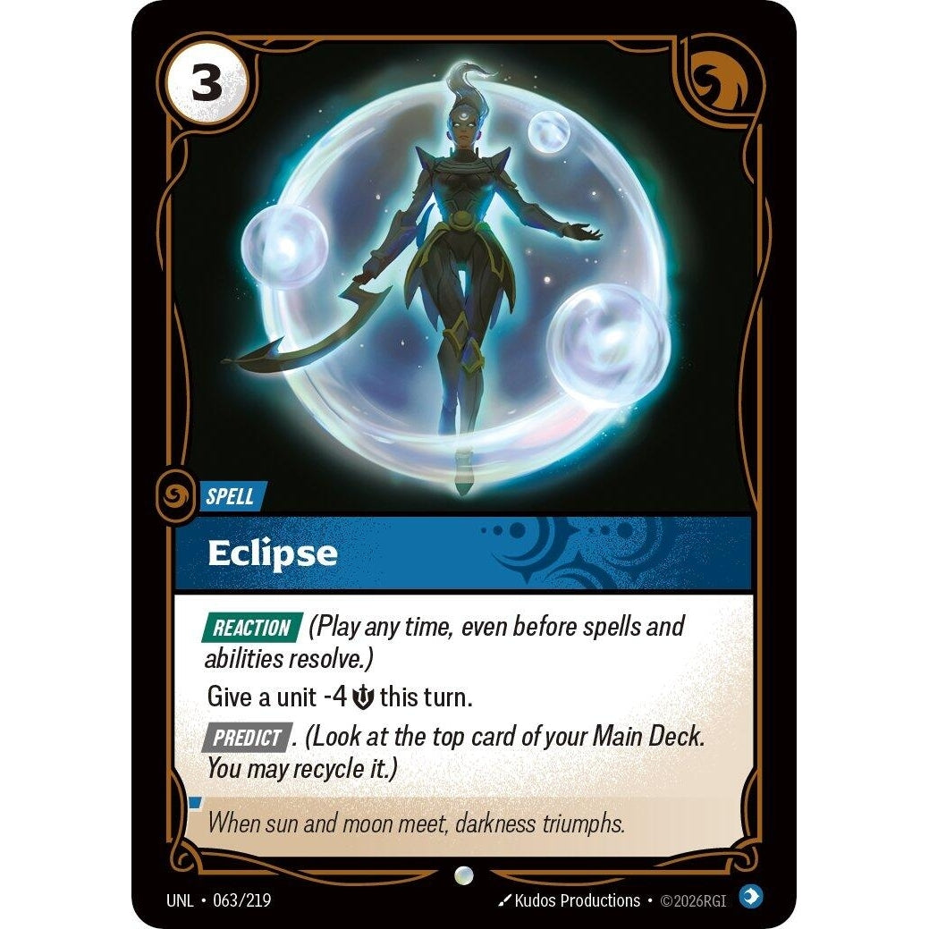 Image for Eclipse (063/219) (Unleashed) - Riftbound: League of Legends Trading Card Game