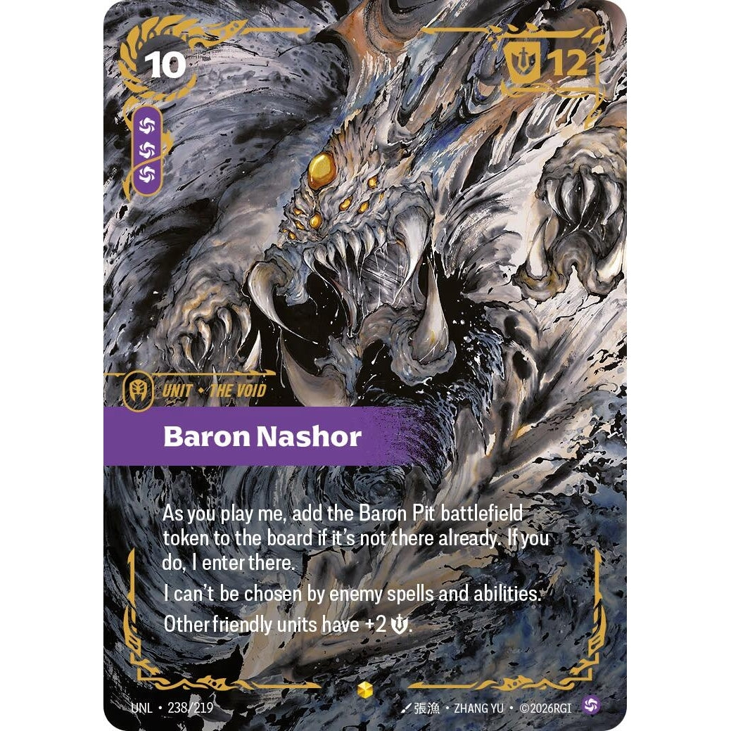 Image for Baron Nashor (Ultimate) (238/219) (Unleashed) - Riftbound: League of Legends Trading Card Game