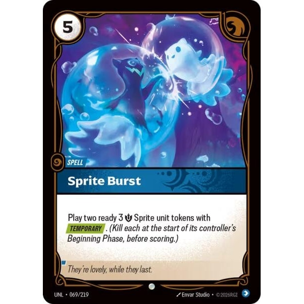 Image for Sprite Burst (069/219) (Unleashed) - Riftbound: League of Legends Trading Card Game