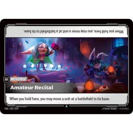 Image for Amateur Recital (207/219) (Unleashed) - Riftbound: League of Legends Trading Card Game