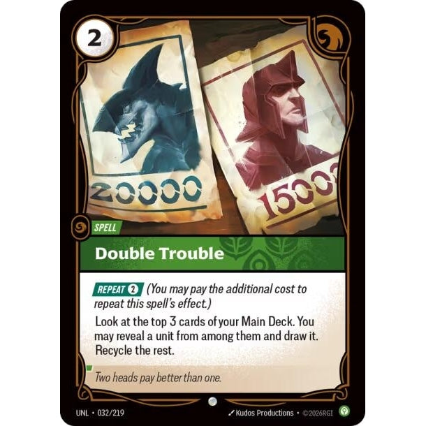 Image for Double Trouble (032/219) (Unleashed) - Riftbound: League of Legends Trading Card Game
