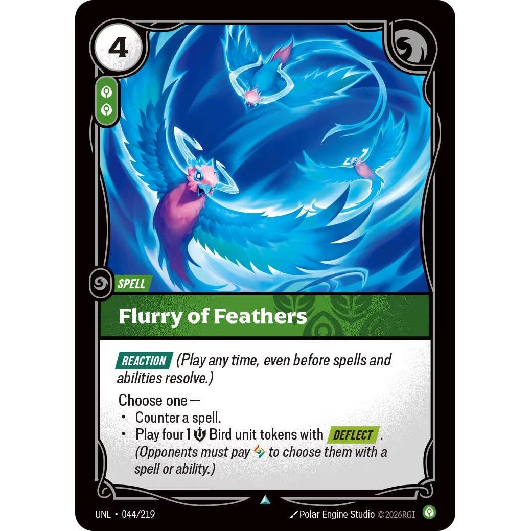 Image for Flurry of Feathers (044/219) (Unleashed) - Riftbound: League of Legends Trading Card Game