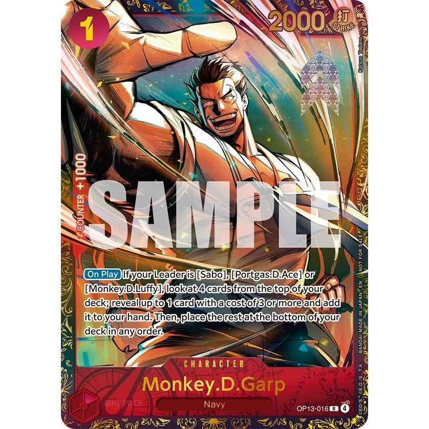 Image for Monkey.D.Garp (Treasure Cup March 2026) (OP13-016) (One Piece Promotion Cards) - One Piece Card Game