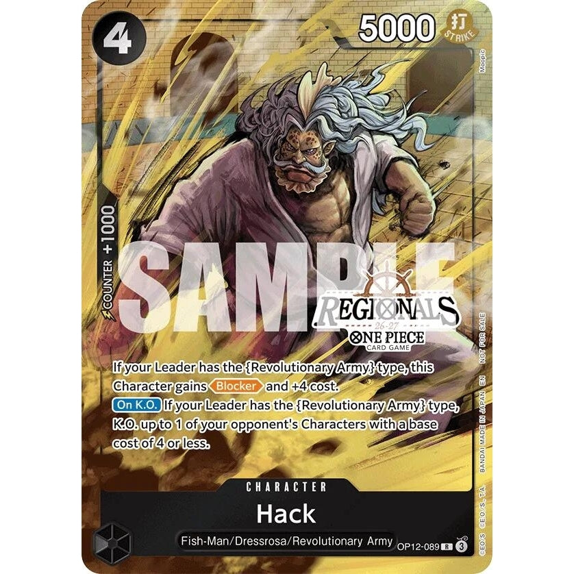 Hack (Regional Participation Pack 2026 Vol.1) (OP12-089) (One Piece Promotion Cards) - PokéBox Australia