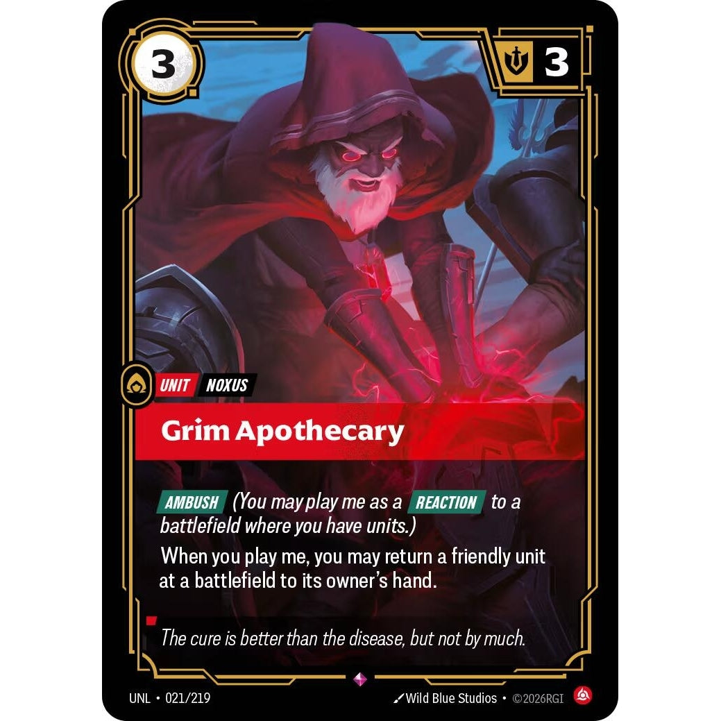 Image for Grim Apothecary (021/219) (Unleashed) - Riftbound: League of Legends Trading Card Game