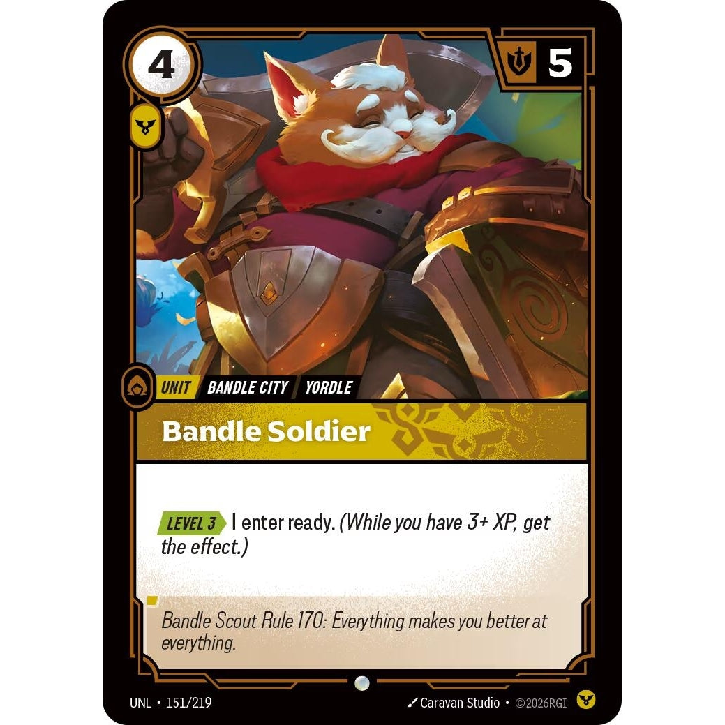 Image for Bandle Soldier (151/219) (Unleashed) - Riftbound: League of Legends Trading Card Game