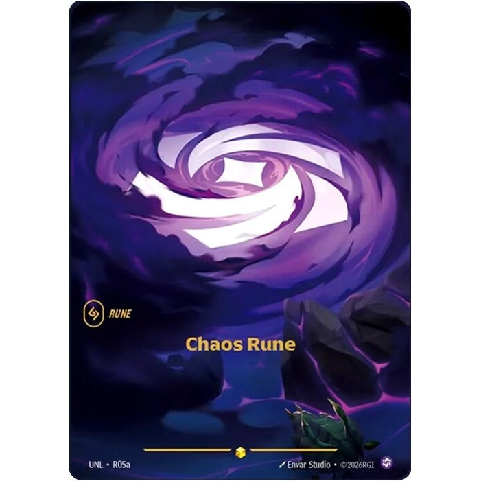 Image for Chaos Rune (Alternate Art) (R05a) (Unleashed) - Riftbound: League of Legends Trading Card Game