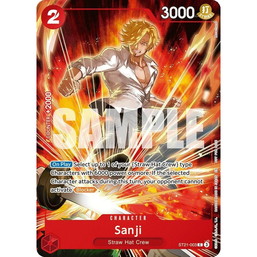Sanji (Welcome Pack 2026 Vol.1) (ST21-003) (One Piece Promotion Cards) - PokéBox Australia