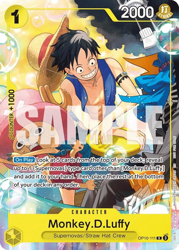 Monkey.D.Luffy (Welcome Pack 2026 Vol.1) (OP10-111) (One Piece Promotion Cards) - PokéBox Australia
