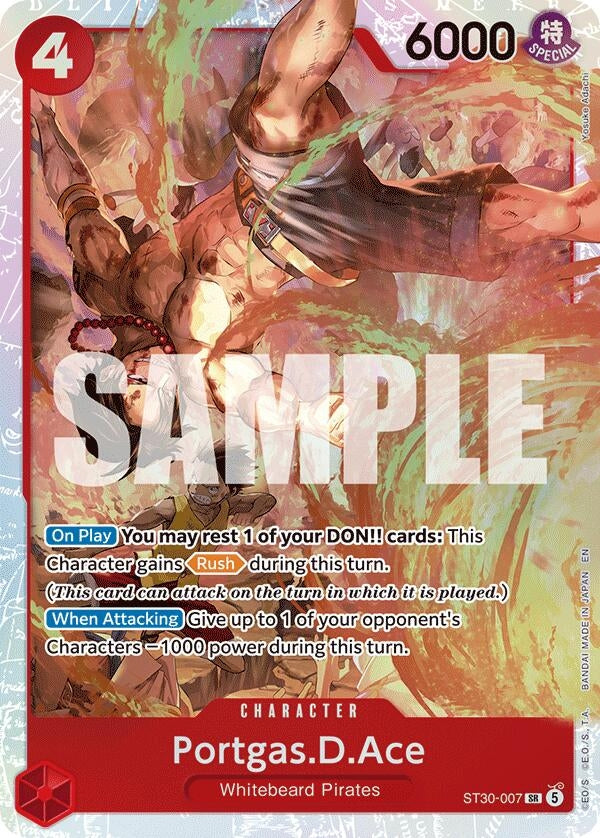 Portgas.D.Ace (007) (ST30-007) (Starter Deck EX: Luffy & Ace) - PokéBox Australia