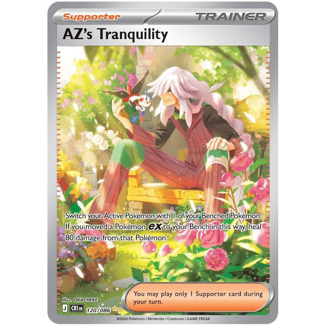 Image for AZ's Tranquility (120/086) (ME04: Chaos Rising) - Pokemon