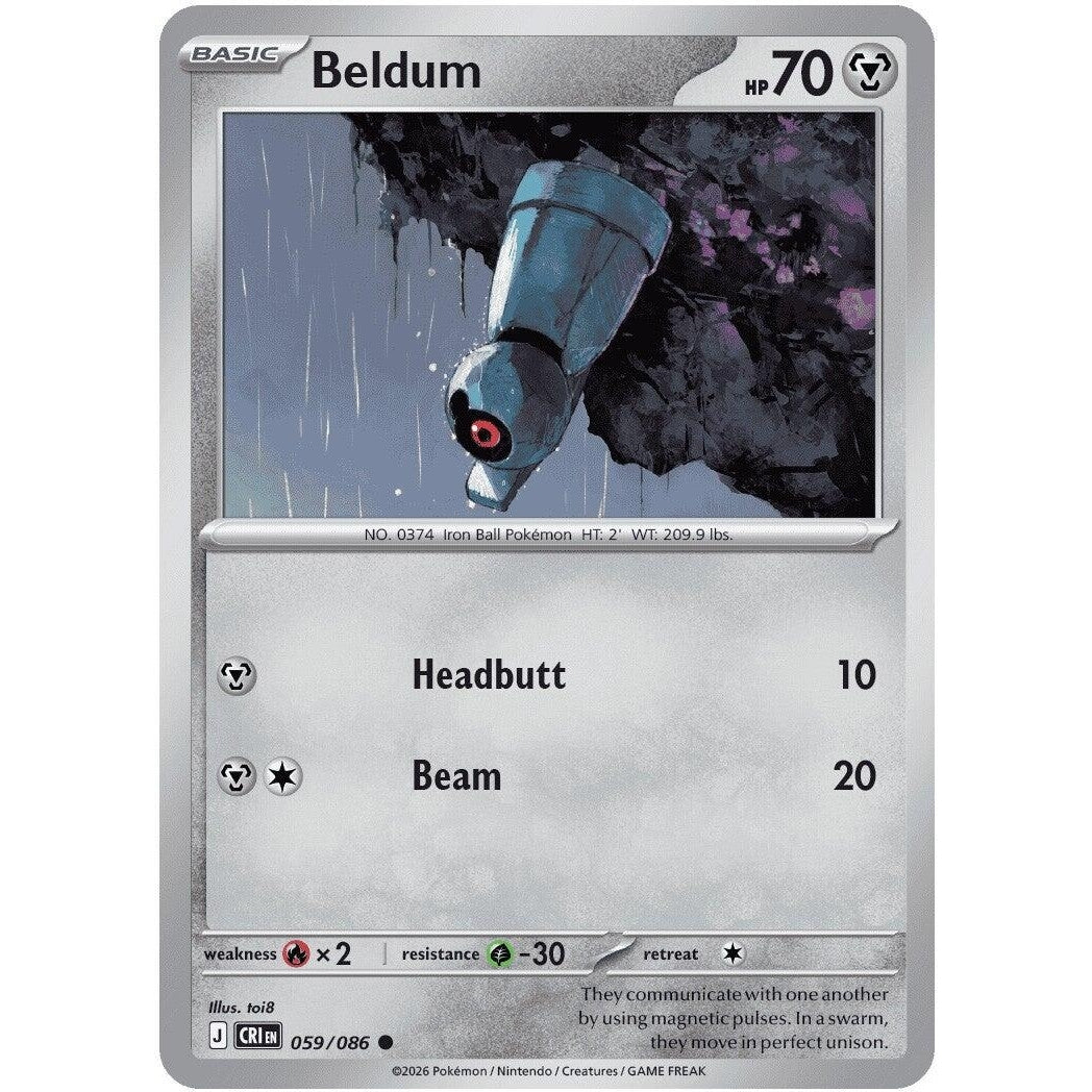 Image for Beldum (059/086) (ME04: Chaos Rising) - Pokemon