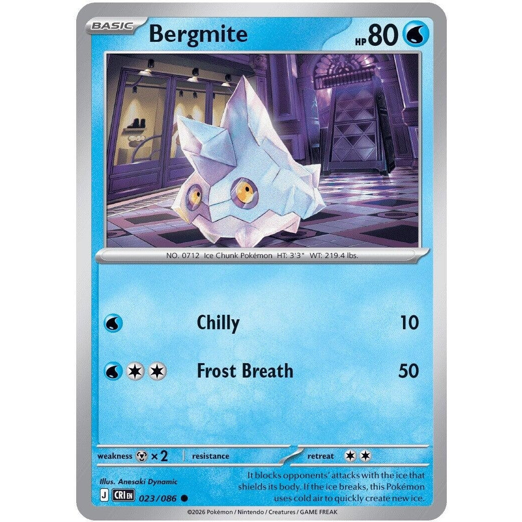 Image for Bergmite (023/086) (ME04: Chaos Rising) - Pokemon