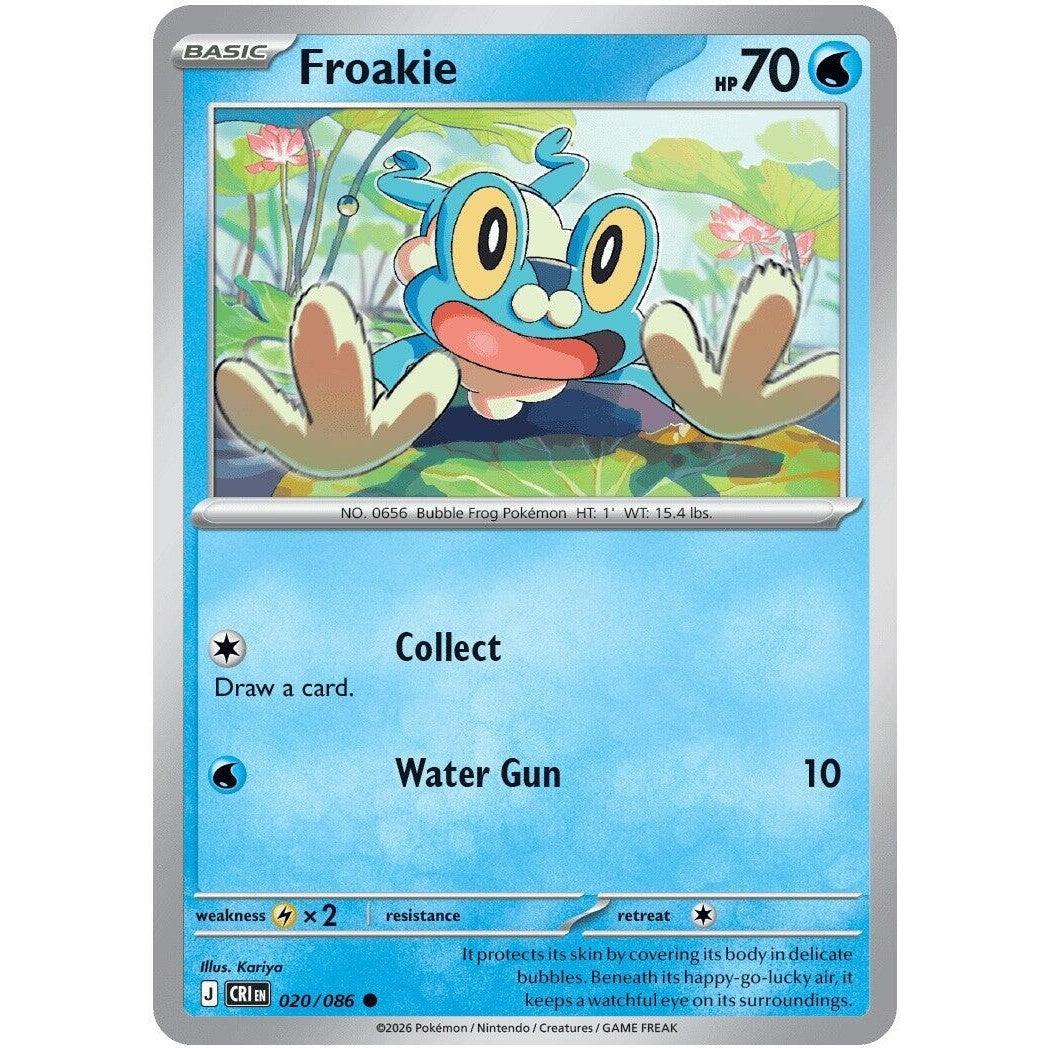Image for Froakie (020/086) (ME04: Chaos Rising) - Pokemon