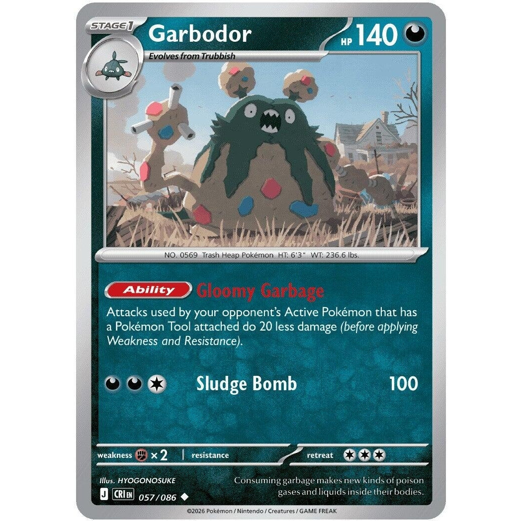 Image for Garbodor (057/086) (ME04: Chaos Rising) - Pokemon
