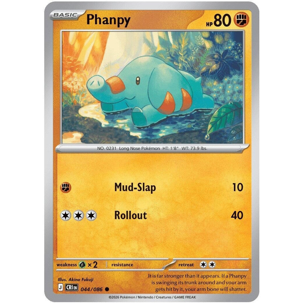 Image for Phanpy (044/086) (ME04: Chaos Rising) - Pokemon