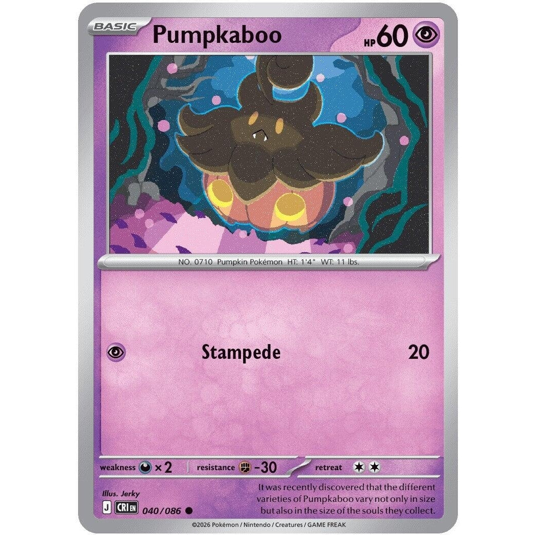 Image for Pumpkaboo (040/086) (ME04: Chaos Rising) - Pokemon