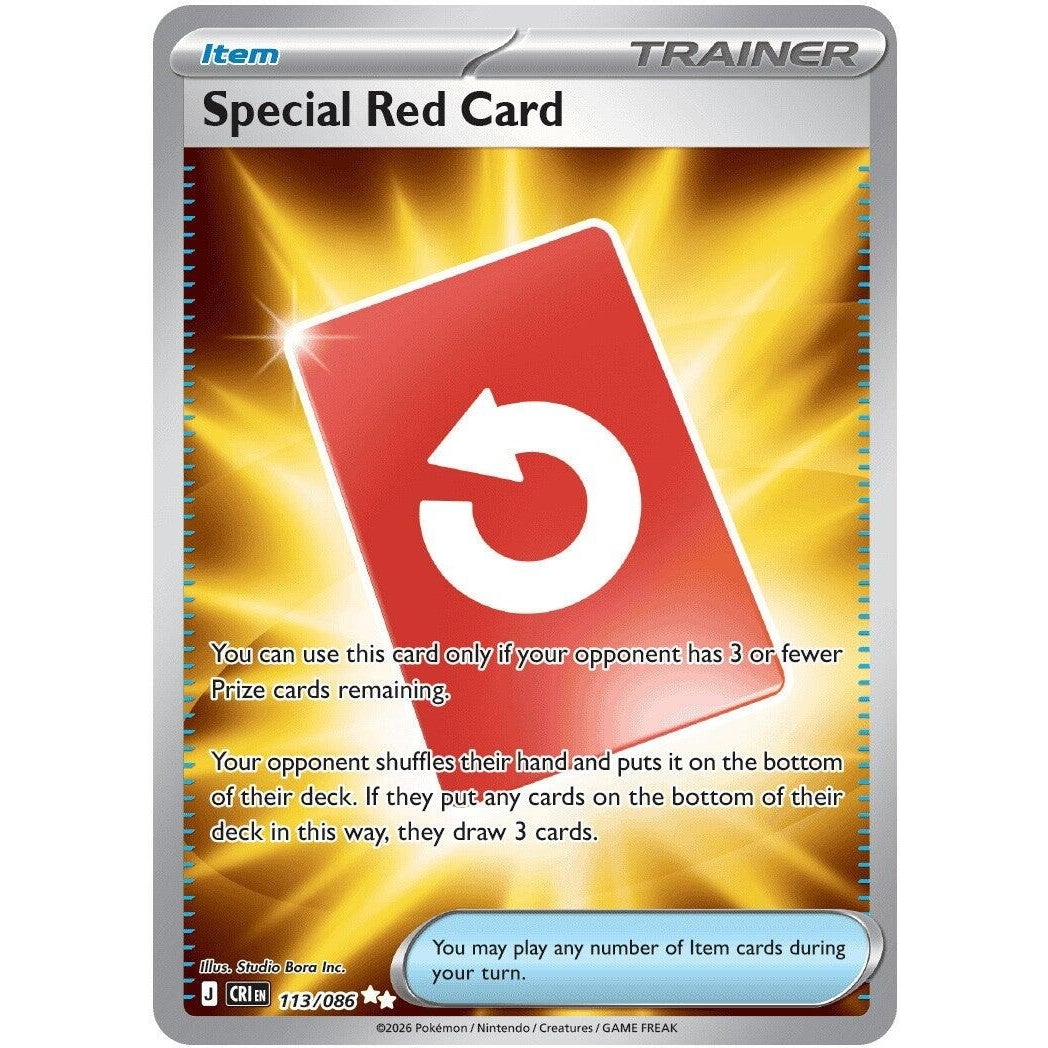 Image for Special Red Card (113/086) (ME04: Chaos Rising) - Pokemon