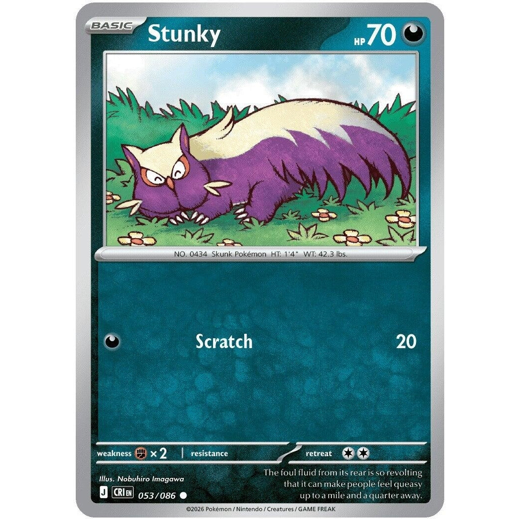 Image for Stunky (053/086) (ME04: Chaos Rising) - Pokemon