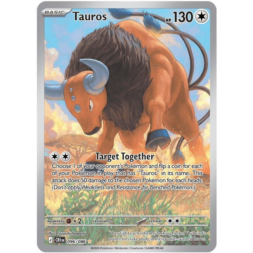 ox pokemon cards Tauros - 094/083 (094/083) This Booster Box contains 6 Booster Packs Tauros 152/182 Reverse Holo RH