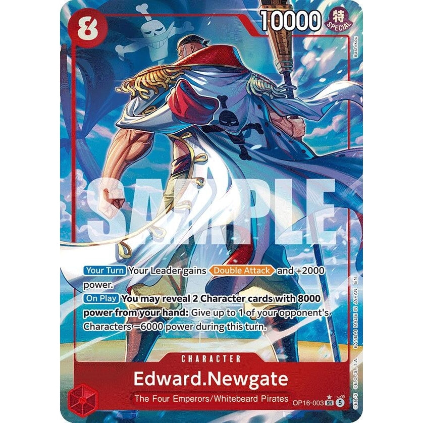 Image for Edward.Newgate (Alternate Art) (OP16-003) (The Time of Battle) - One Piece Card Game
