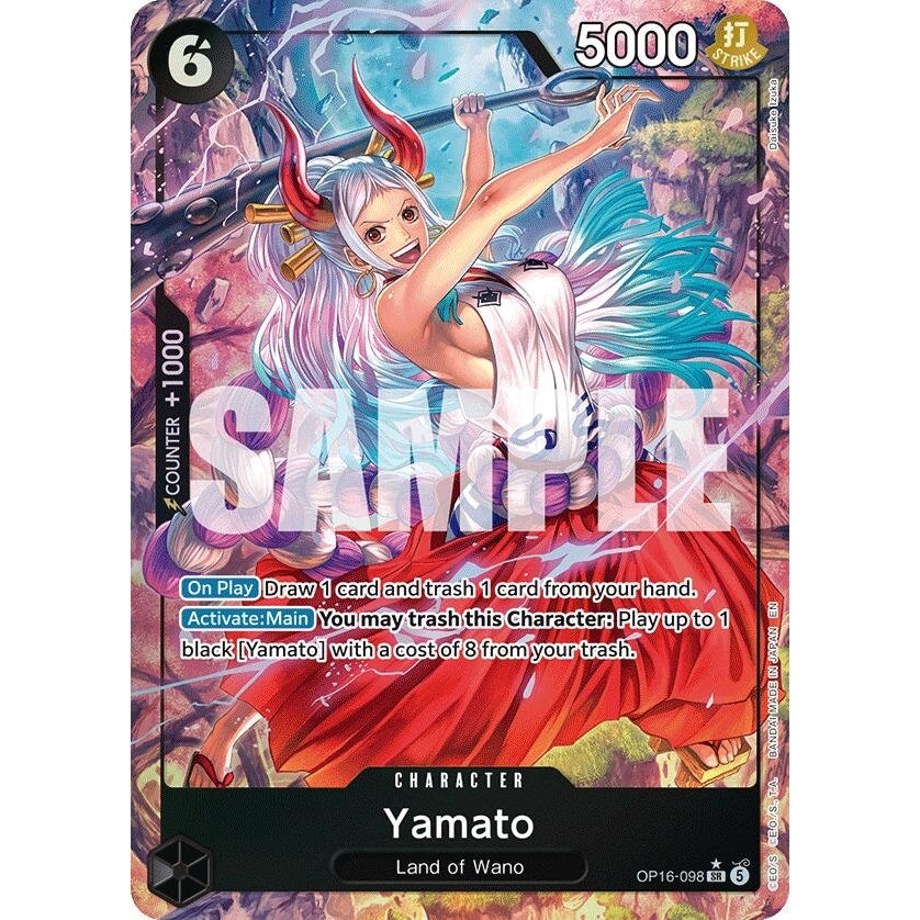 Image for Yamato (098) (Alternate Art) (OP16-098) (The Time of Battle) - One Piece Card Game